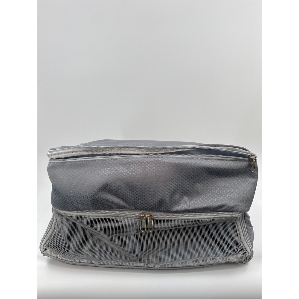 Gray Honeycomb Ripstop Golf Car Organizer Multi-Compartment Toiletry Case NWOT